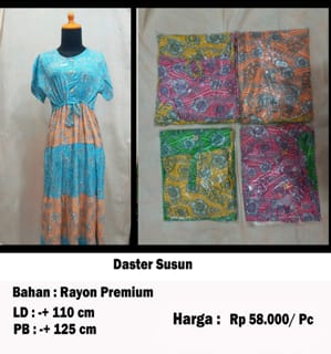 Distributor Baju Daster Kota Medan